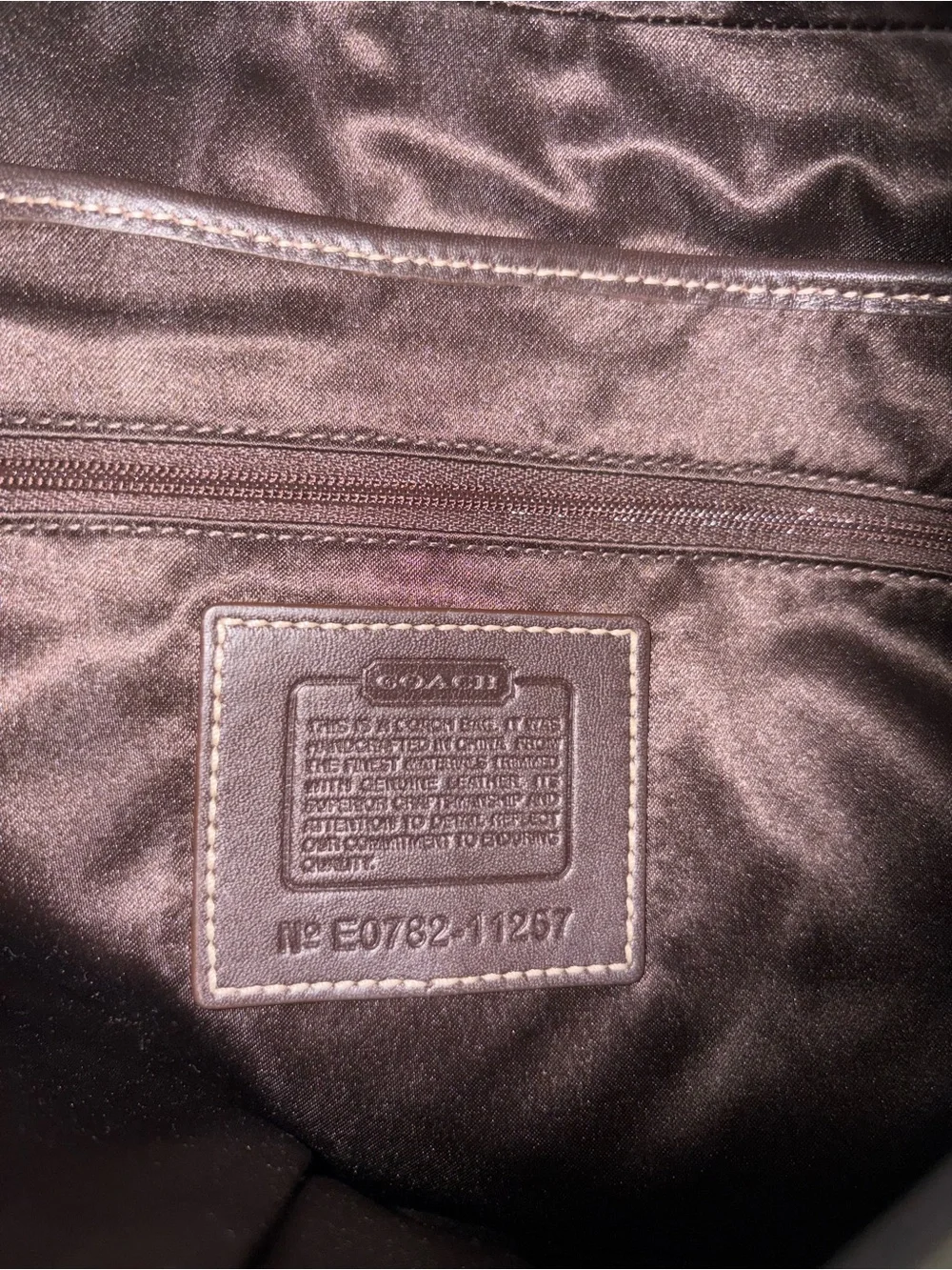 Coach vintage 2007
